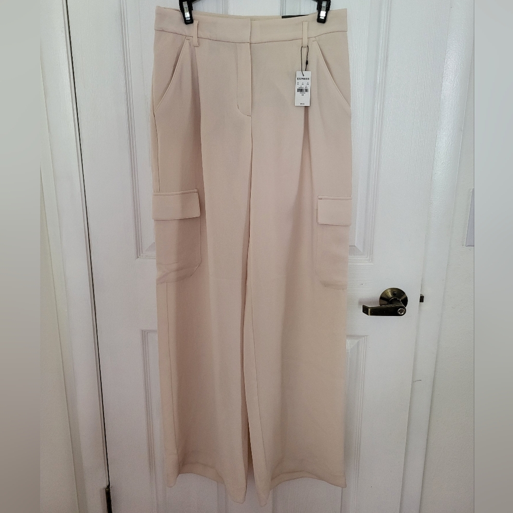 Express High Waisted Cargo Trouser Pant